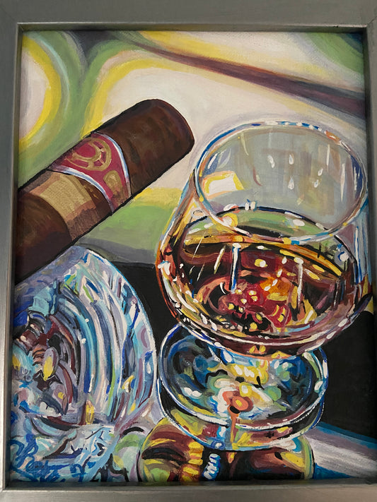 Cognac and a cigar